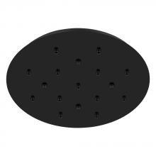 Eglo US Stocking 204103A - Canopy - 13 LT Round - Black