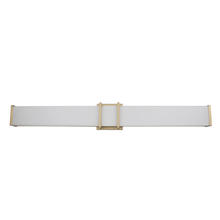 Eglo US Stocking 204129A - 1 LT LED Bath/Vanity Light w/ Brushed Gold Finish & White Acrylic Shade