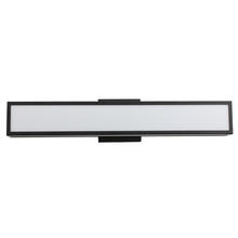 Eglo US Stocking 204139A - 1 LT Integrated LED Bath/Vanity Light w/ Black Finish & White Acrylic Shade