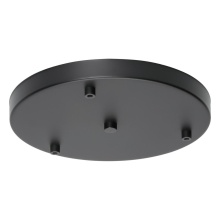 Eglo US Stocking 204819A - Canopy - 3 LT Round - Black