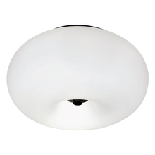 Eglo US Stocking 204893A - 2 LT Ceiling Light w/ Black Finish & Opal Glass Shade