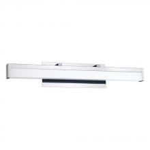 Eglo US Stocking 205128A - 1 LT Integrated LED Bath/Vanity Light w/Chrome Finish & White Acrylic Shade