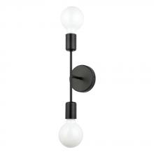 Eglo US Stocking 205332A - 2 LT Open Bulb Wall Light w/ a Matte Black Finish