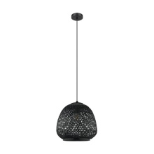 Eglo US Stocking 206015A - Dembleby - 3 LT Bamboo Shade Pendant