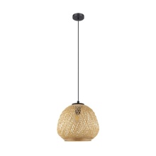 Eglo US Stocking 206044A - Dembleby - 1 LT Bamboo Shade Pendant