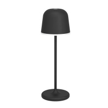 Eglo US Stocking 206542A - Integrated LED Indoor/Outdoor Table Lamp w/ Black Finish & White Diffuser