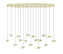 Eglo US Stocking 206641A - Paratebueno - 17 LT Linear Pendant