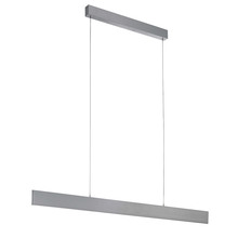 Eglo US Stocking 39267A - 1 LT Integrated LED Linear Pendant w/ Brushed Aluminum Finish & White Diffuser