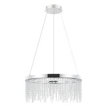 Eglo US Stocking 39279A - LED Pendant w/ Chrome Finish & Clear Crystal Strands