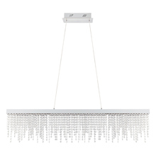 Eglo US Stocking 39284A - LED Pendant w/ Chrome Finish & Clear Crystal Strands