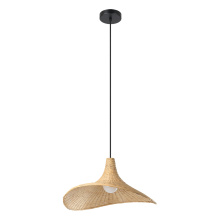 Eglo US Stocking 43869A - Haxey - 1 LT Bamboo Shade Pendant