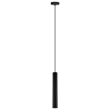 Eglo US Stocking 62547A - 1 LT Cylinder Pendant w/ Matte Black Finish