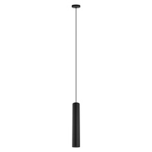 Eglo US Stocking 62558A - 1 LT Cylinder Pendant w/ Matte Black Finish