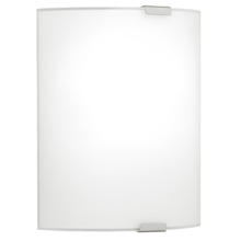 Eglo US Stocking 84028A - 1 LT Wall Light w/ Chrome Finish & Satin Glass Shade