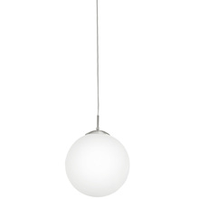 Eglo US Stocking 85263A - 1 LT Pendant w/ a Matte Nickel Finish & Opal Glass Shade