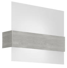 Eglo US Stocking 86997A - 1 LT Wall Light w/ a Matte Nickel Finish & Satin Glass
