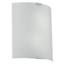 Eglo US Stocking 90463A - 2 LT Wall Light w/ a Chrome Finish & Satin Glass Shade