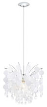 Eglo US Stocking 91046A - 1 LT Chandelier w/ a Chrome Finish & Glitter Teflon Glass & Crystals