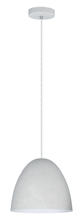 Eglo US Stocking 94353A - 1 LT Pendant w/ Grey Finish & Grey Shade