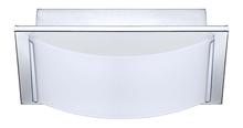 Eglo US Stocking 94465A - 1 LT LED Wall/Ceiling Light w/ Chrome Finish & White Glass Shade