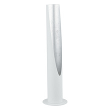 Eglo US Stocking 97581A - 1 LT Cylinder Table Lamp w/ Matte White & Silver Interior Finish