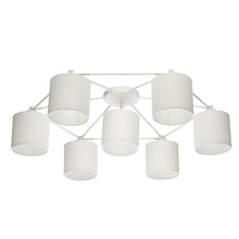 Eglo US Stocking 97903A - 7 LT Ceiling Light w/ a White Finish & White Shades