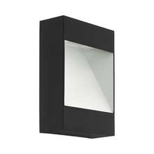 Eglo US Stocking 98095A - 1 LT Integrated LED Outdoor Wall Light w/ Black & White Finish