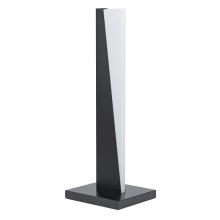 Eglo US Stocking 99564A - 1 LT Integrated LED Table Lamp w/ Black Finish & White Acrylic Shade