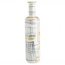 Cyan Designs 11431 - Lindus Vase |Bk | Wh| Lg