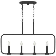 Quoizel Lighting  ABR432MBK - Abner Island Chandelier