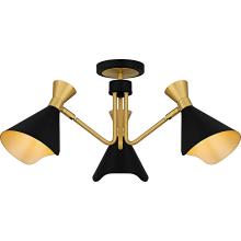 Quoizel Lighting  ADN1726MBK - Arden Semi-Flush Mount