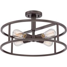Quoizel Lighting  NHR1718WT - New Harbor Semi-Flush Mount