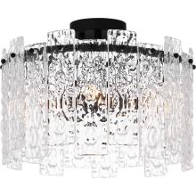 Quoizel Lighting  PCCAS1716MBK - Caspian Semi-Flush Mount
