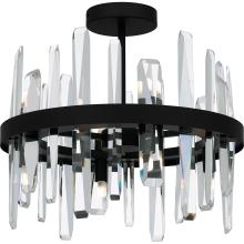 Quoizel Lighting  PCRGL1716MBK - Regal Semi-Flush Mount