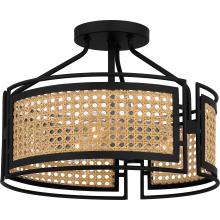 Quoizel Lighting  PYA1714MBK - Priya Semi-Flush Mount