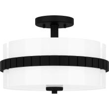 Quoizel Lighting  QSF6195MBK - Quoizel Semi-Flush Mount