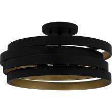 Quoizel Lighting  QSF6223MBK - Quoizel Semi-Flush Mount