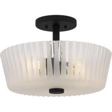 Quoizel Lighting  RAY1716MBK - Gray Semi-Flush Mount