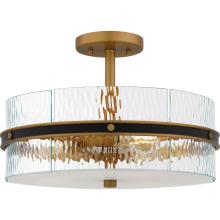 Quoizel Lighting  REA1716MBK - Reagan Semi-Flush Mount