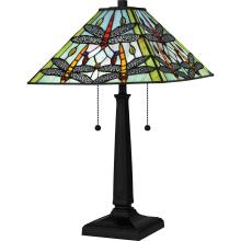 Quoizel Lighting  TF16144MBK - Tiffany Table Lamp