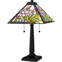 Quoizel Lighting  TF16145MBK - Tiffany Table Lamp