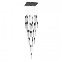 Avenue Lighting HF1903-41-BOA-BK - Boa Collection 41 Light Studded Glass Multi Port Pendant