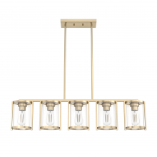 ASTWOOD 5 LIGHT LINEAR CHANDELIER
