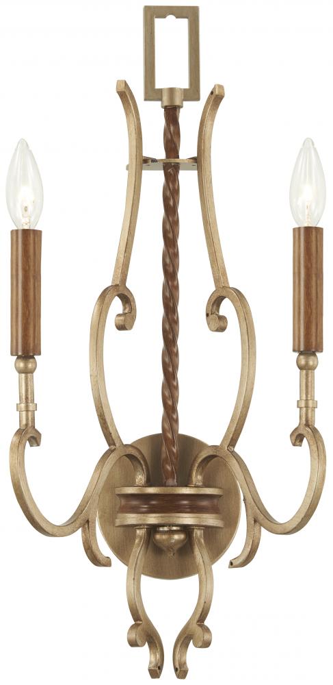 MAGNOLIA MANOR - 2 LIGHT WALL SCONCE