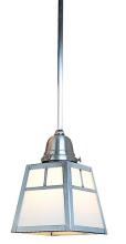 Arroyo Craftsman ASH-1TCS-BK - a-line shade one light stem mount pendant with t-bar overlay