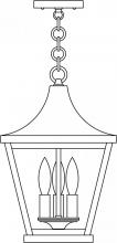 Arroyo Craftsman NAH-10CS-MB - 10" Nantes pendant