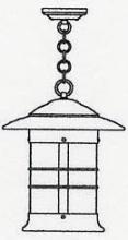 Arroyo Craftsman NH-14AM-BZ - 14" newport pendant