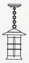 Arroyo Craftsman NH-9LAM-RB - 9" newport long body pendant