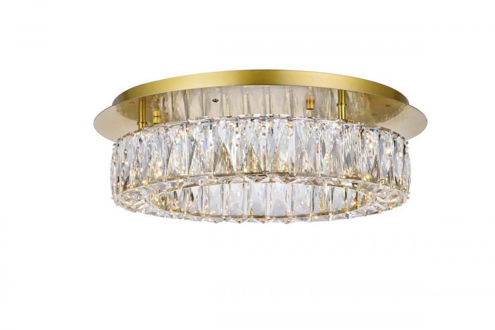 Monroe Flush D17.7''H5.1''LED 22.5W G