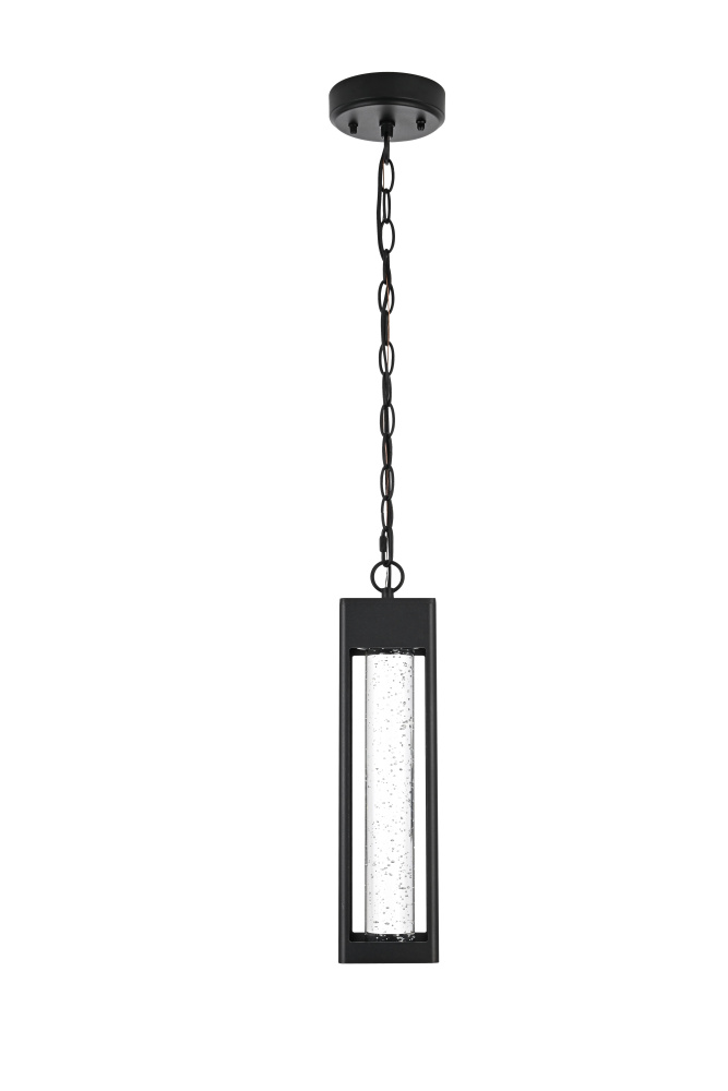 Hanging W3.7"xD3.7"xH15.4" Lt1/LED/11W Black